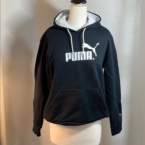 EUC black puma hoodie
